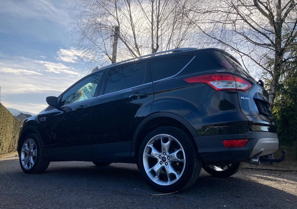 Ford Kuga cena 31900 przebieg: 163000, rok produkcji 2013 z Bełchatów małe 191